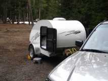 Camping at Newberry Crater National Monument