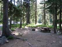 Campsite  at Strawberry Campground