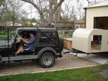 Loaded up and rolling out.