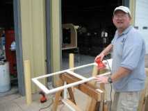 framing inside cabinet