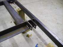 Brackets for gas shocks just to give the leaf springs a softer ride.