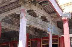 Deterioration near emperor's sleeping quarters  Forbidden City