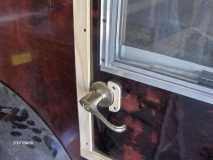 Outside doors with the door handle