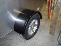 Fenders Mounted with new wheels & Tires