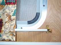 bottom curtain rod