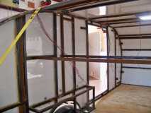interior before insulation