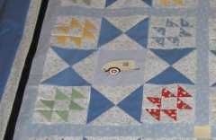 teardrop quilt top