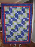 Boy's baby crib quilt