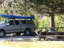 Montana de Oro campsite by creek
