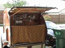 Galley With Sunflower Curtain