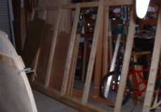 The floor frame and sheeting pieces