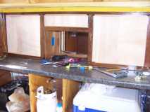 dry fitted cabinet doors-galley