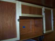 cabin cabinets redone June 08
