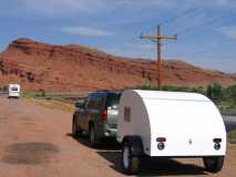 Parked in Red Rock Canyon.