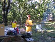 Donna at Locksnest campsite