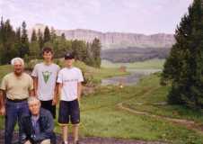 Our bunch at Brooks Lake Wyoming (Favorite Camping Place)