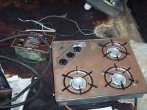 Stove and power converter