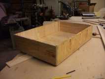 footwell box built and glassed