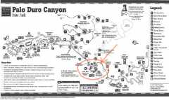 PaloDuro Canyon map