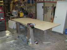 glueing up 10' plywood