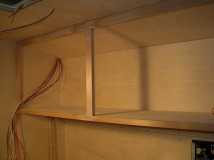 bedroom wiring and cabinet faceframe