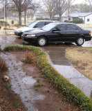 my tow vehicle and LOOK! RAIN!!!
