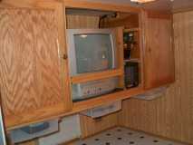 Inside TV/DVD cabinet