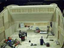 galley cabinet rear bulkhead