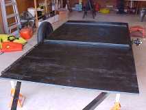 Floor with tar seal