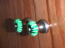 Glass Knobs in cabin