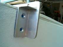 Rain Diverter for Hatch Hinge