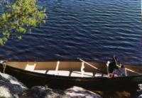 Canoe in Boundary Water