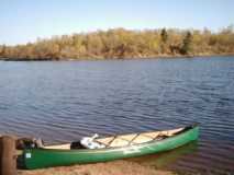 Canoe in Boundary Waters