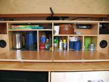 New Galley - Upper Cupboards Closeup