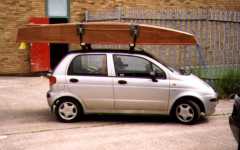 Boat on roofrack