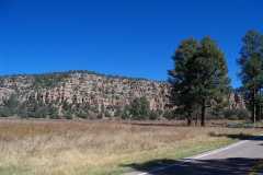 Beautiful Cliffs along state route 35 south of Lake Robert's in the Gila National Forest, New Mexico