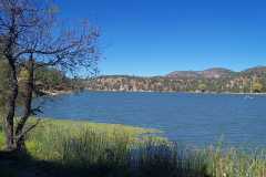 Floating aerator on healthy Lake Robert's in the Gila National Forest, New Mexico