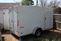 Curbside of new trailer