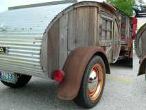 Awesome old school teardrop trailer 2