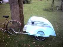 Aluminum bicycle trailer