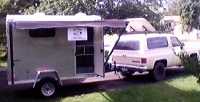 Trailer w Awning and Banner-For Sig