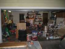 messy garage