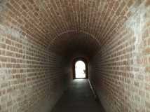 The tunnel entrance to Fort Clinch.....