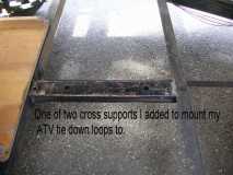 ATV frame support