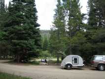 Spruce Campground in Medicine Bow Mtns, WY