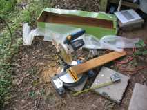 Cutting bamboo countertops