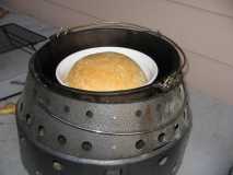 Bread made in Dutch oven with Volcano II