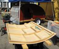 Hatch frame & ply cover assembled