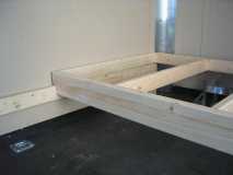 Lower Bed Frame on Left Cleat