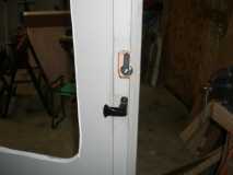 Door locks from inside of door